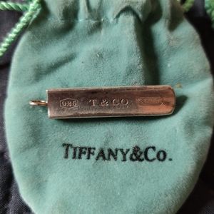Tiffany & Co. 2001 Vintage 1837 Sterling Silver 925 Bar Pendant